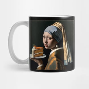 Pearl Earring Carrot Cake Delight Mug